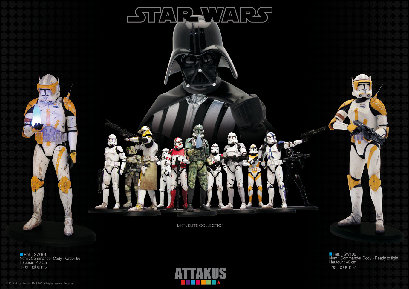 Figurines Attakus Star Wars collection